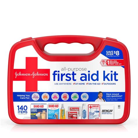 metal first aid box johnson and johnson|Amazon.com: Johnson And Johnson First Aid Kit.